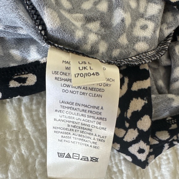 Free People Black and White Mini Dress - Picture 9 of 10